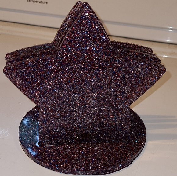 Set of 4 star coasters - Picture 2 of 5